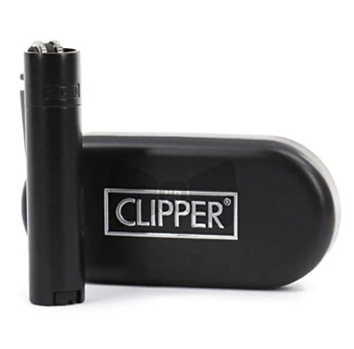 Clipper Clipper Metal Flint Lighter - Black Matt