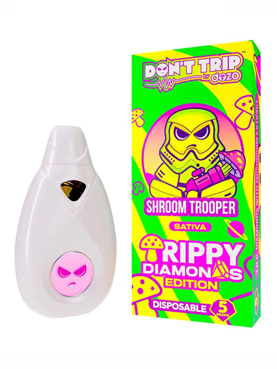Magic Mushrooms Shroom Trooper Dozo Don’t Trip Trippy Diamonds Disposable 5G