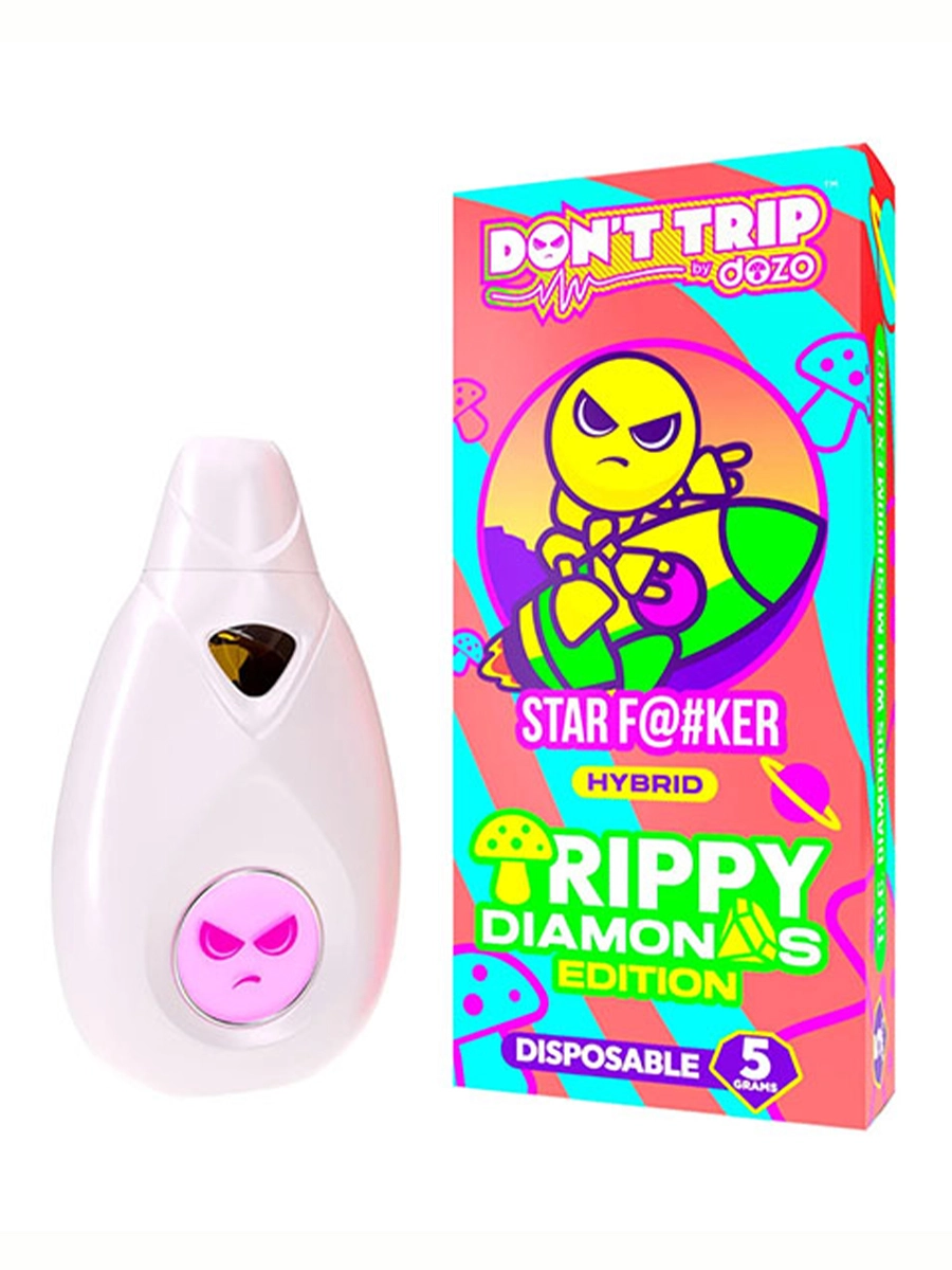Magic Mushrooms Star F@#ker Dozo Don’t Trip Trippy Diamonds Disposable 5G