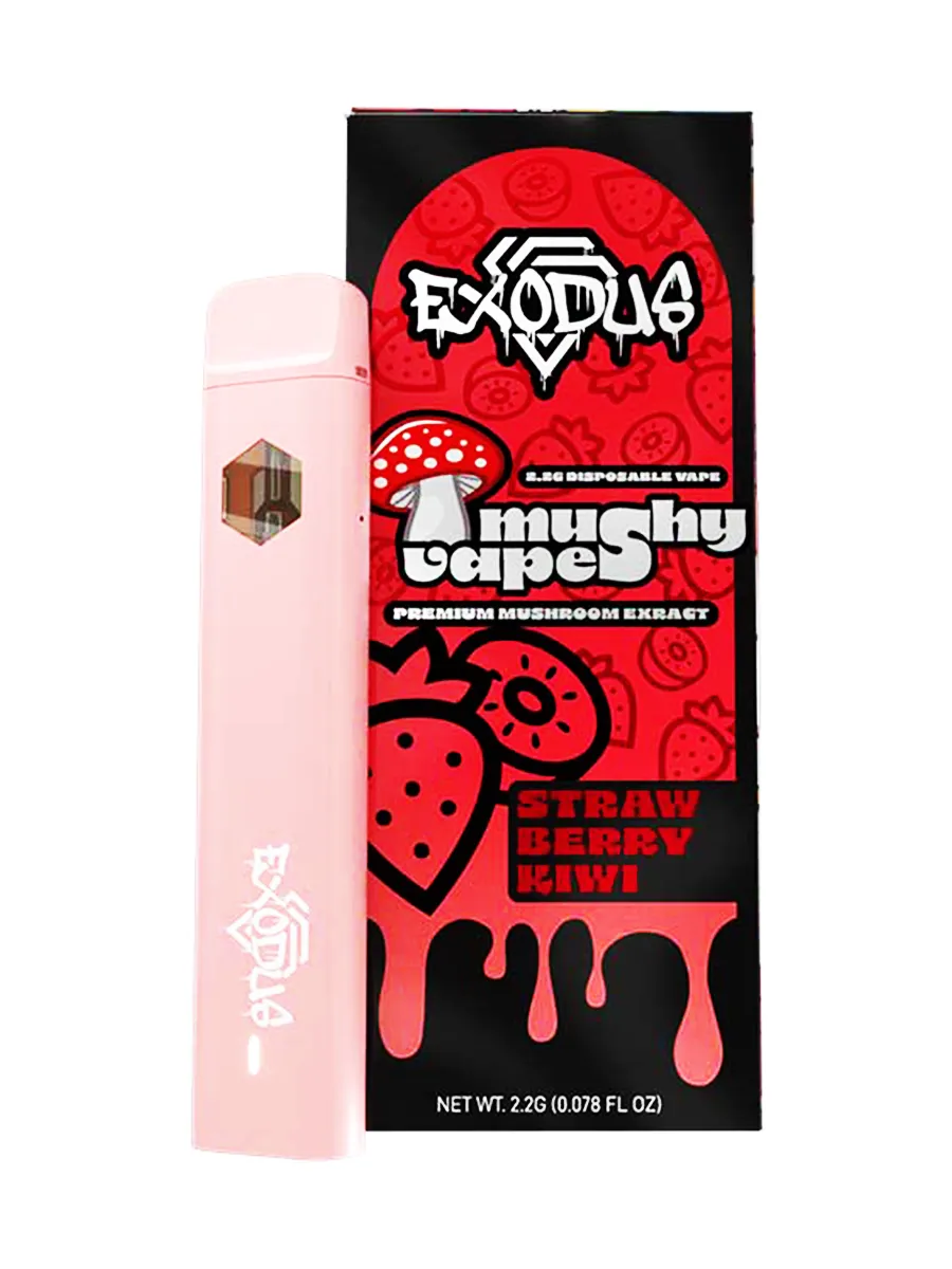 Magic Mushrooms Strawberry Kiwi Exodus Mushy Disposable Vape 2.2G