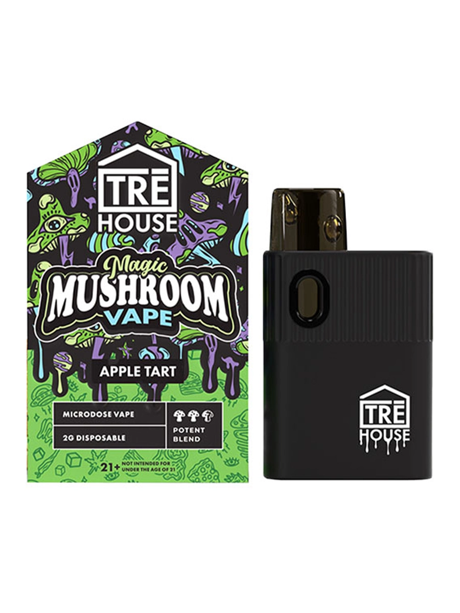Magic Mushrooms Apple Tart Tre House Magic Mushroom Disposable Vape 2G