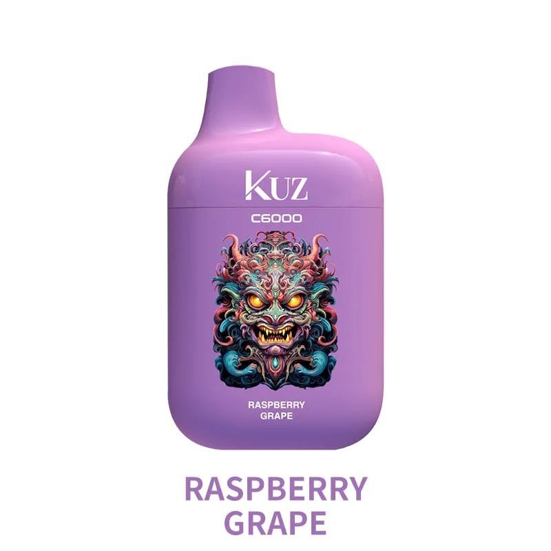 KUZ KUZ C6000 PUFFS – RASPBERRY GRAPE