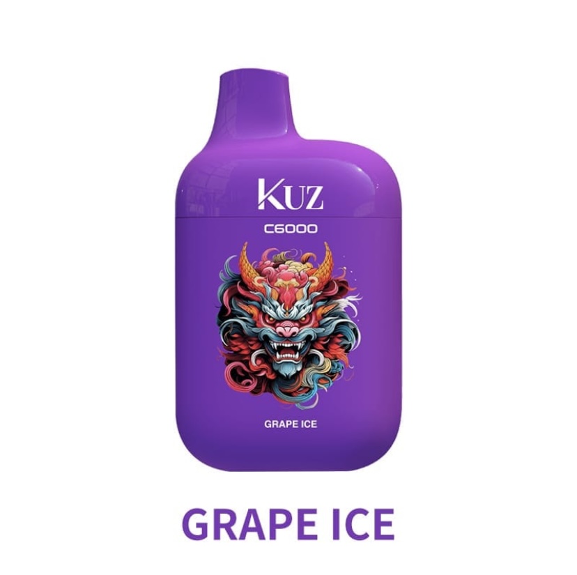 KUZ KUZ C6000 PUFFS – GRAPE ICE