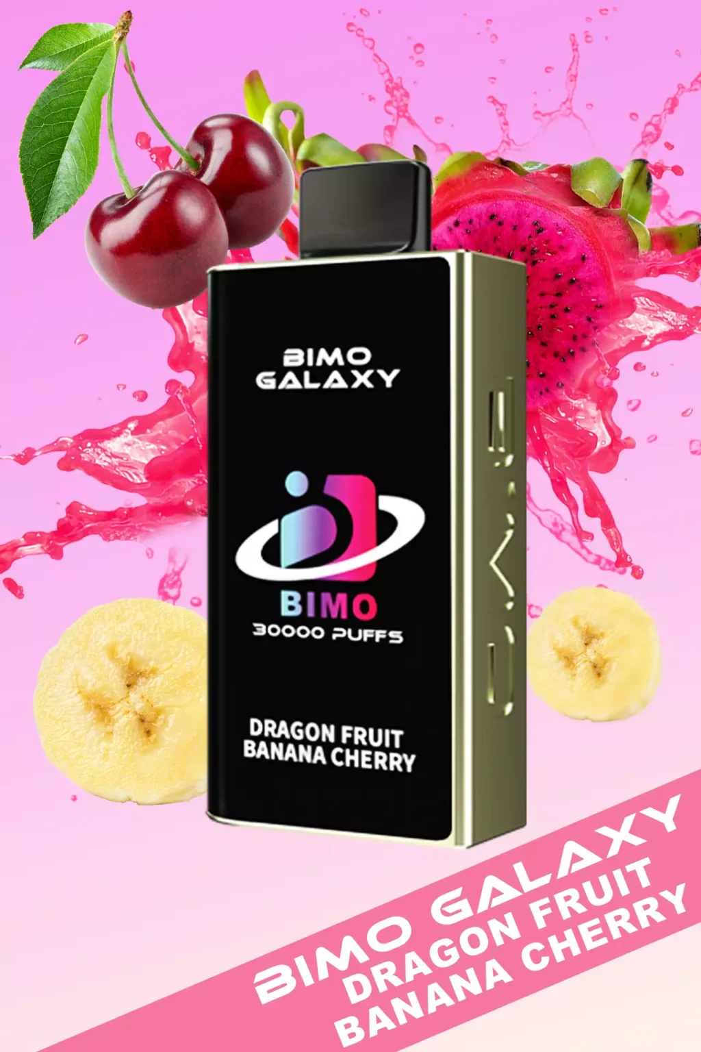 BIMO BIMO Galaxy 30000 Puffs – Dragon Fruit Banana Cherry