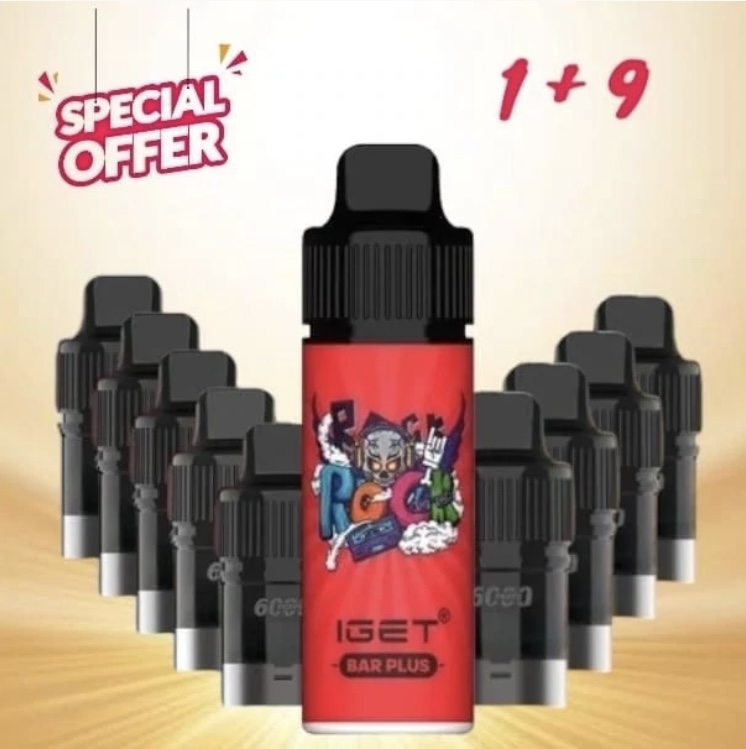 IGET IGET Bar plus 1 kit and 9 pods