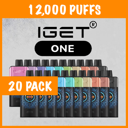 Vaporizers Direct 20 PACK – IGET ONE – 12000 PUFFS