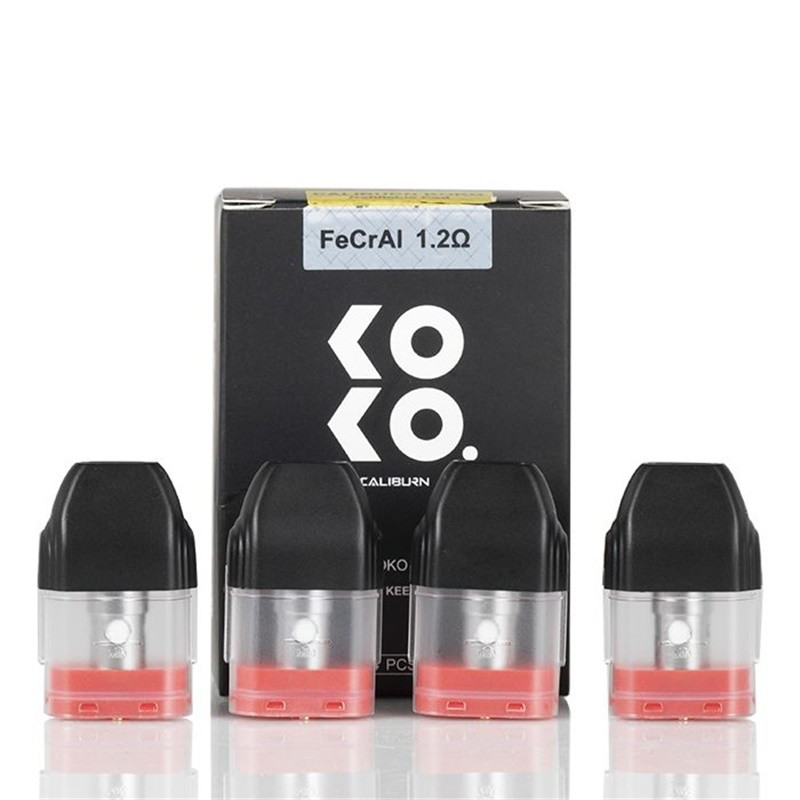 Uwell Uwell Caliburn / Caliburn KOKO Replacement Pods Cartridge 2ml 1.2ohm (4pcs/pack)