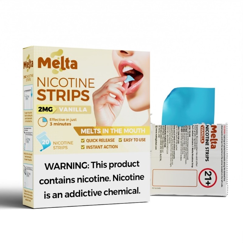 Vanilla Vanilla Melta Nicotine Strips