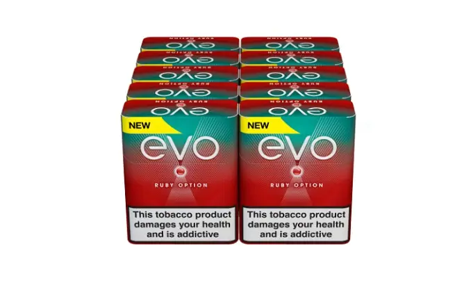 Ploom Ploom EVO Tobacco Sticks Ruby Option x 10 (Carton) (200 Sticks)