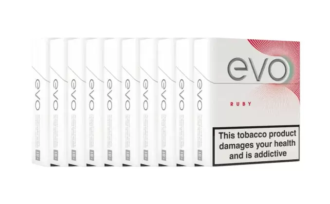 Ploom Ploom EVO Tobacco Sticks Ruby x 10 (Carton) (200 Sticks)