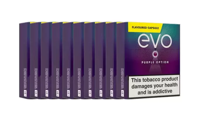 Ploom Ploom EVO Tobacco Sticks Purple Option x 10 (Carton) (200 Sticks)