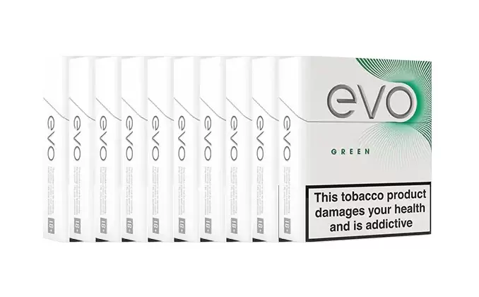 Ploom Ploom EVO Tobacco Sticks Green x 10 (Carton) (200 Sticks)