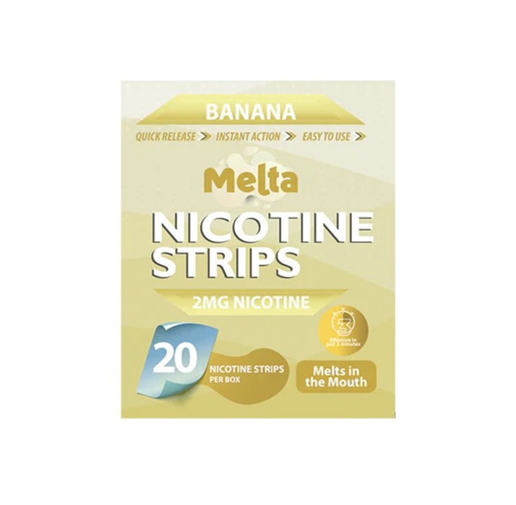 Melta Melta Nicotine Strips - Banana