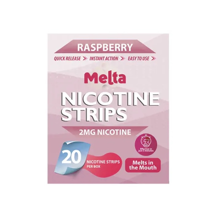 Melta Melta Nicotine Strips - Raspberry