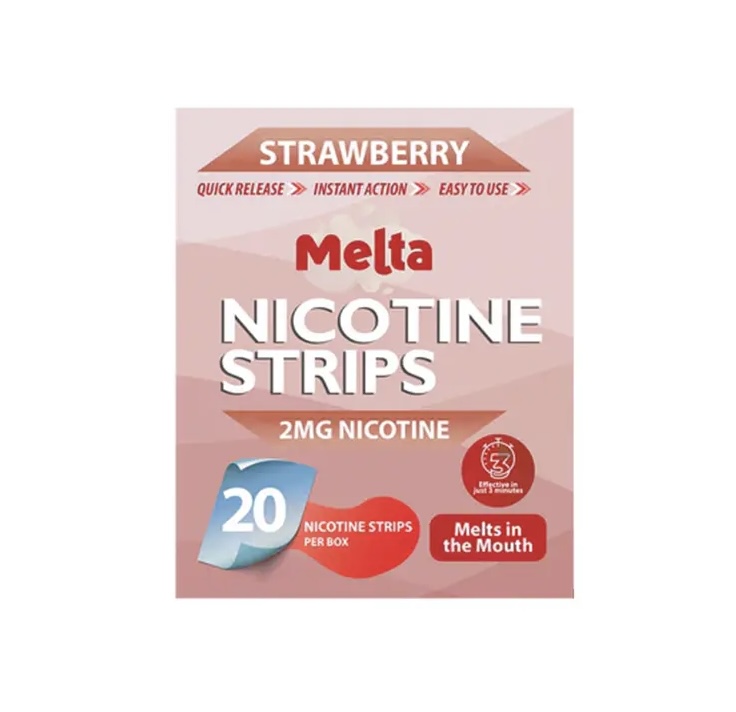 Melta Melta Nicotine Strips - Strawberry