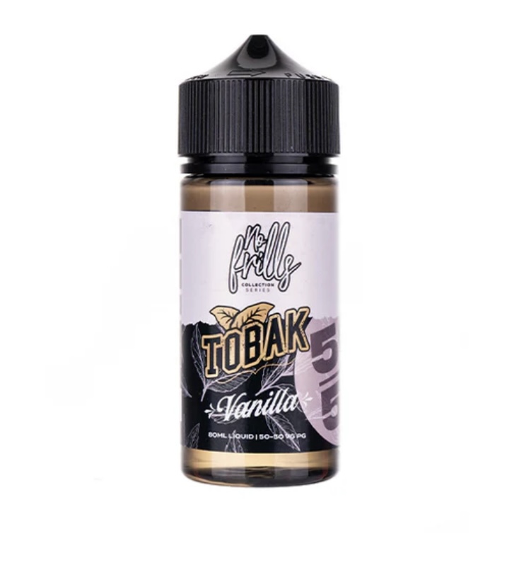 Vanilla Vanilla 80ml (50/50) Shortfill by No Frills Tobak