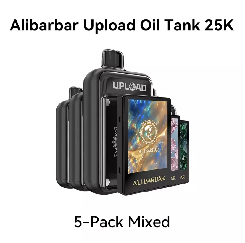 Vaporizers Direct ALIBARBAR UPLOAD 25000 PUFFS – 5 Pack