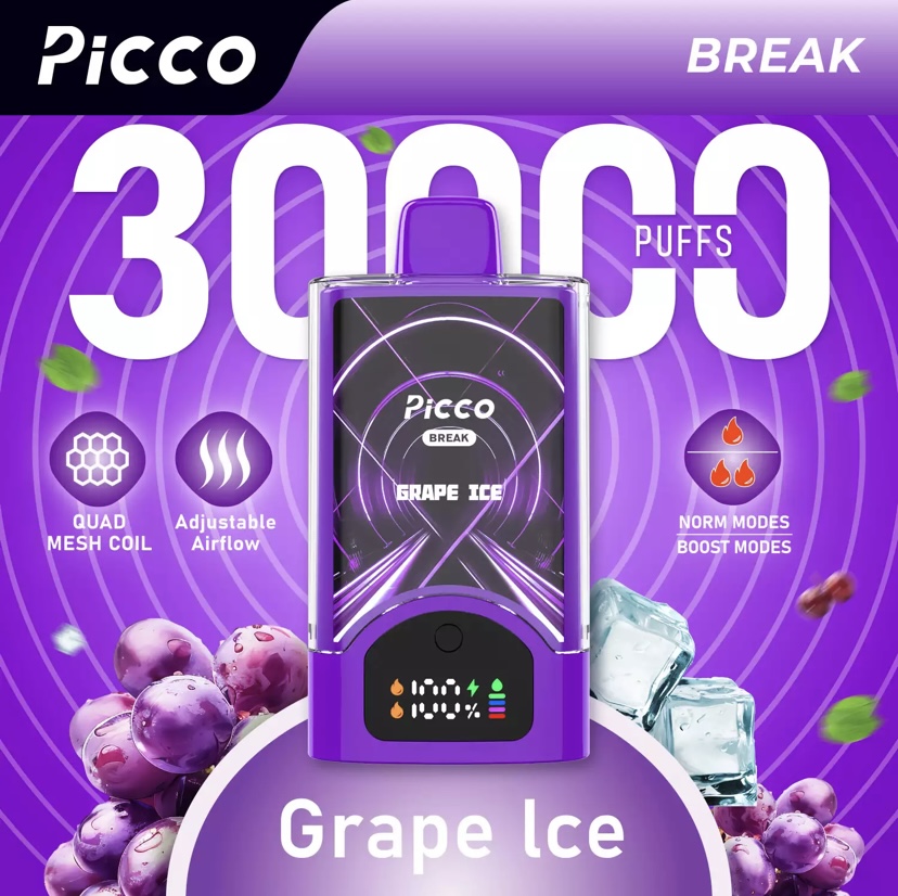Picco Picco Break 30000 Puffs – Grape Ice
