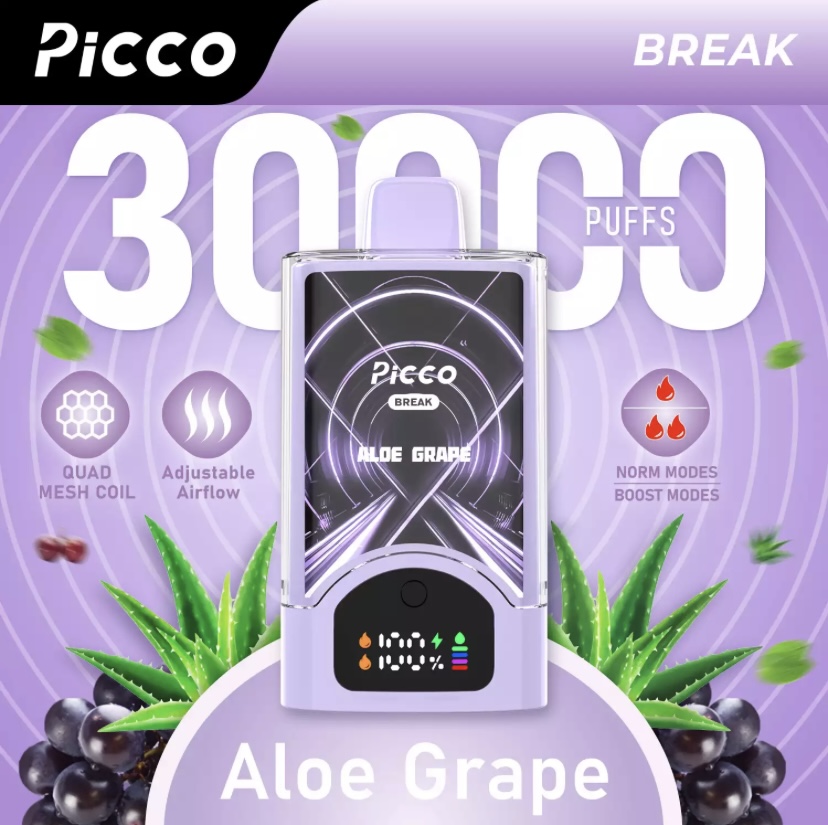 Picco Picco Break 30000 Puffs – Aloe Grape