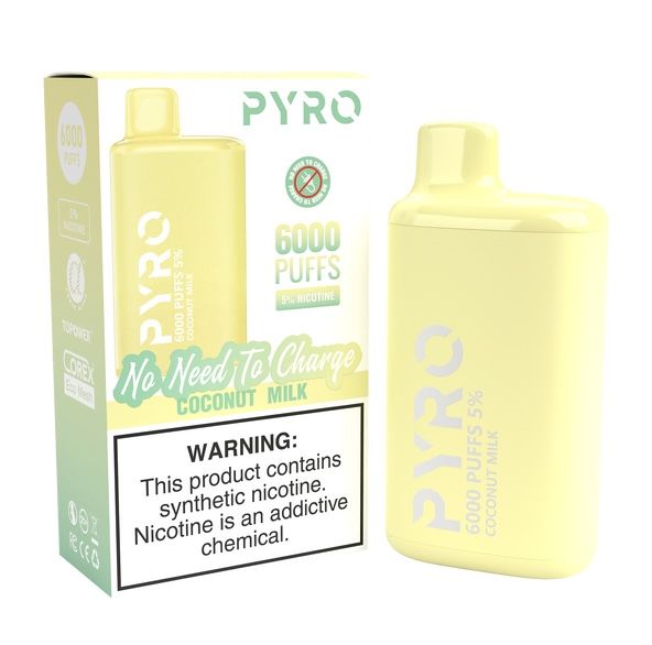 PYRO PYRO 6000 PUFF Coconut Milk