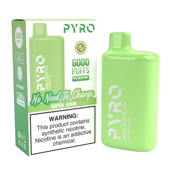 PYRO PYRO 6000 PUFFS Super Sour