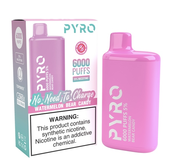 PYRO PYRO 6000 PUFF Watermelon Bear Candy