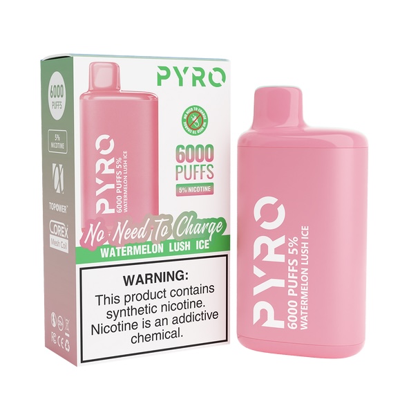 PYRO PYRO 6000 PUFF Watermelon Lush Ice