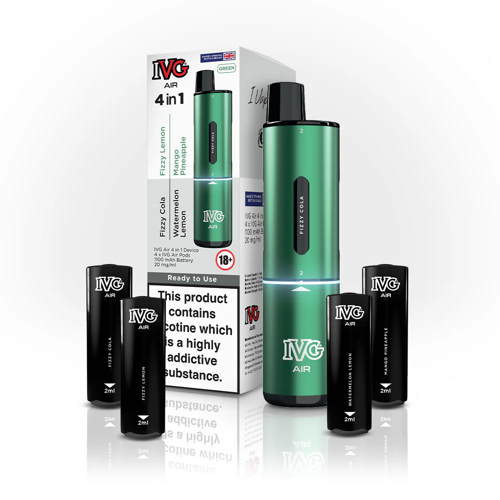 Vaporizers Direct IVG AIR 4 IN 1 GREEN STARTER KIT