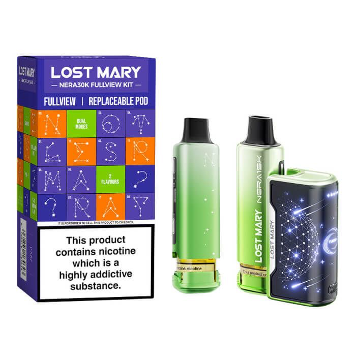 Lost Lost Mary NERA30K Prefilled Vape Kit Stargazer Green  Edition