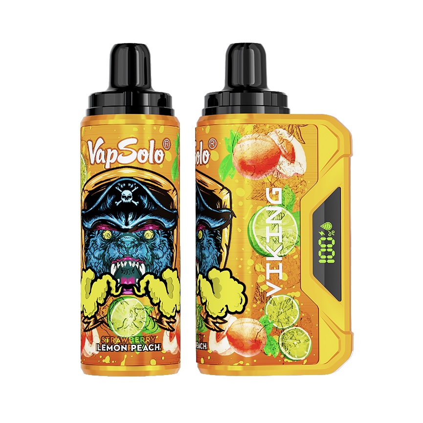 VapSolo VapSolo VIKING 12000 Puffs Lemon Peach