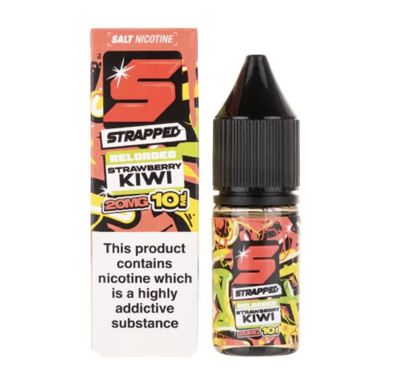 Strawberry Strawberry Kiwi Nic Salt E-Liquid by Strapped Reloaded
