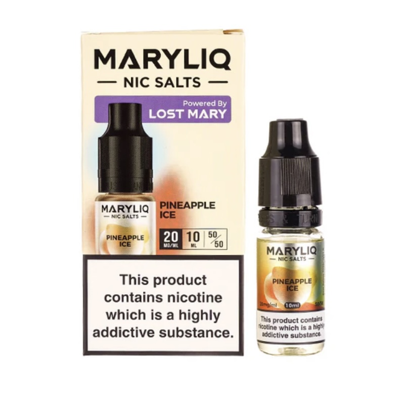 Pineapple Pineapple Ice Nic Salt E-Liquid by Lost Mary Maryliq