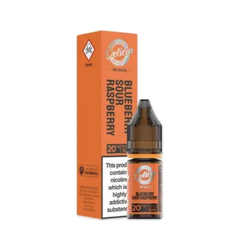 Blueberry Blueberry Sour Raspberry Nic Salt E-Liquid by Vaporesso Deliciu V2