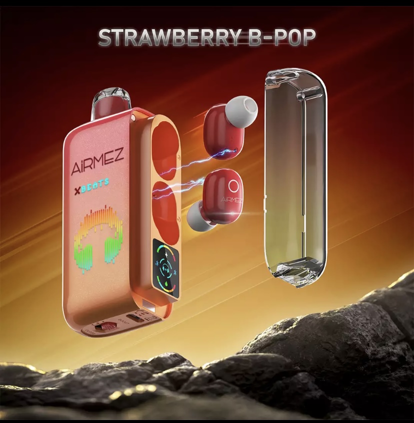 Airmez Airmez Xbeats 40000 Puffs – Strawberry B-Pop