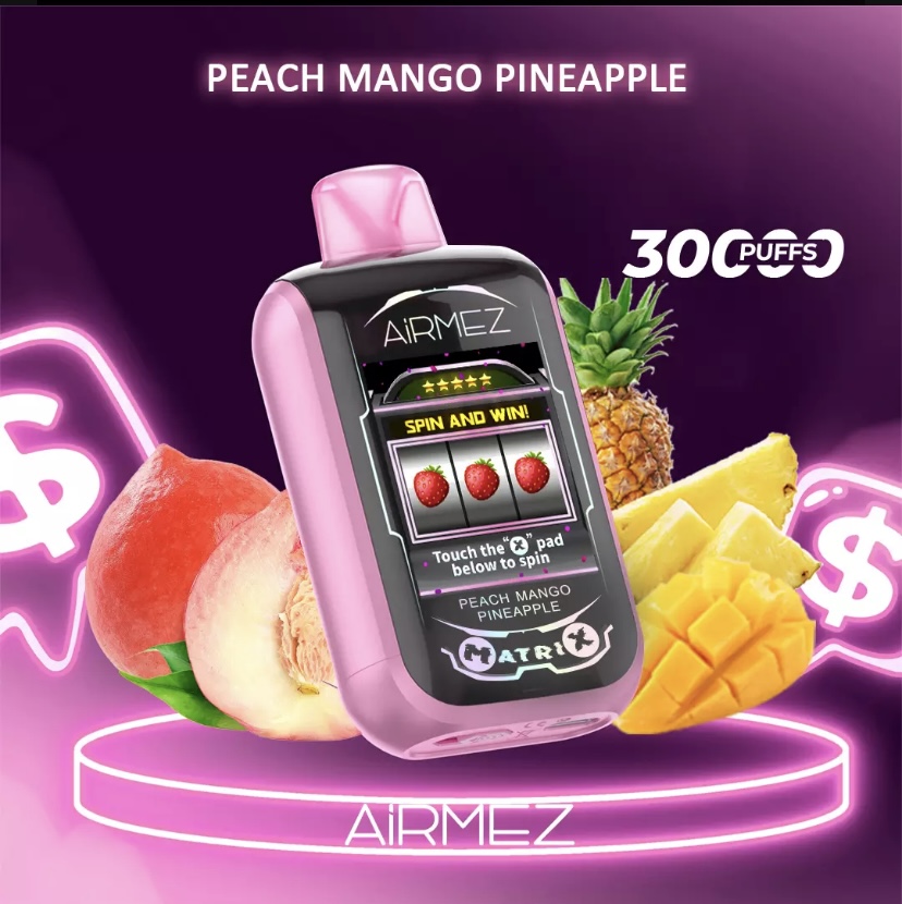 Airmez Airmez Matrix Pro 30000 Puffs – Peach Mango Pineapple