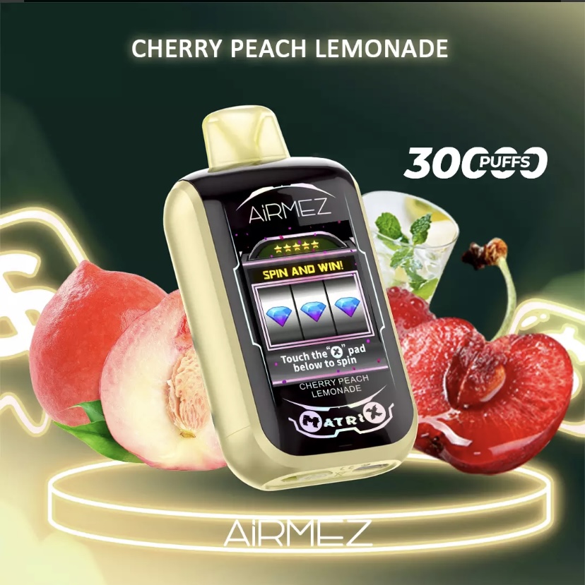 Airmez Airmez Matrix Pro 30000 Puffs – Cherry Peach Lemonade