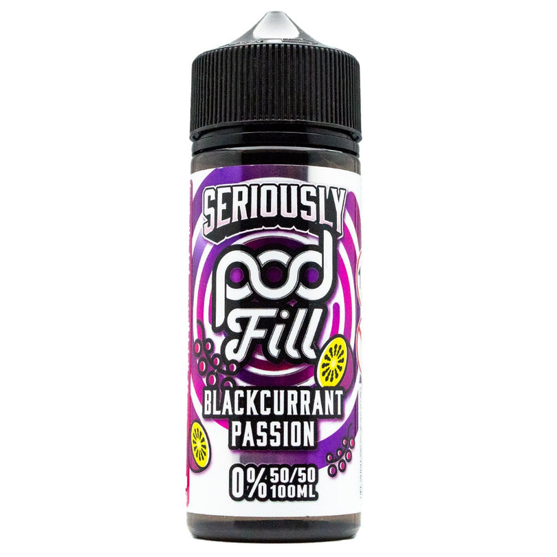 Blackcurrant Blackcurrant Passion 100ml Shortfill By Seriously Pod Fill