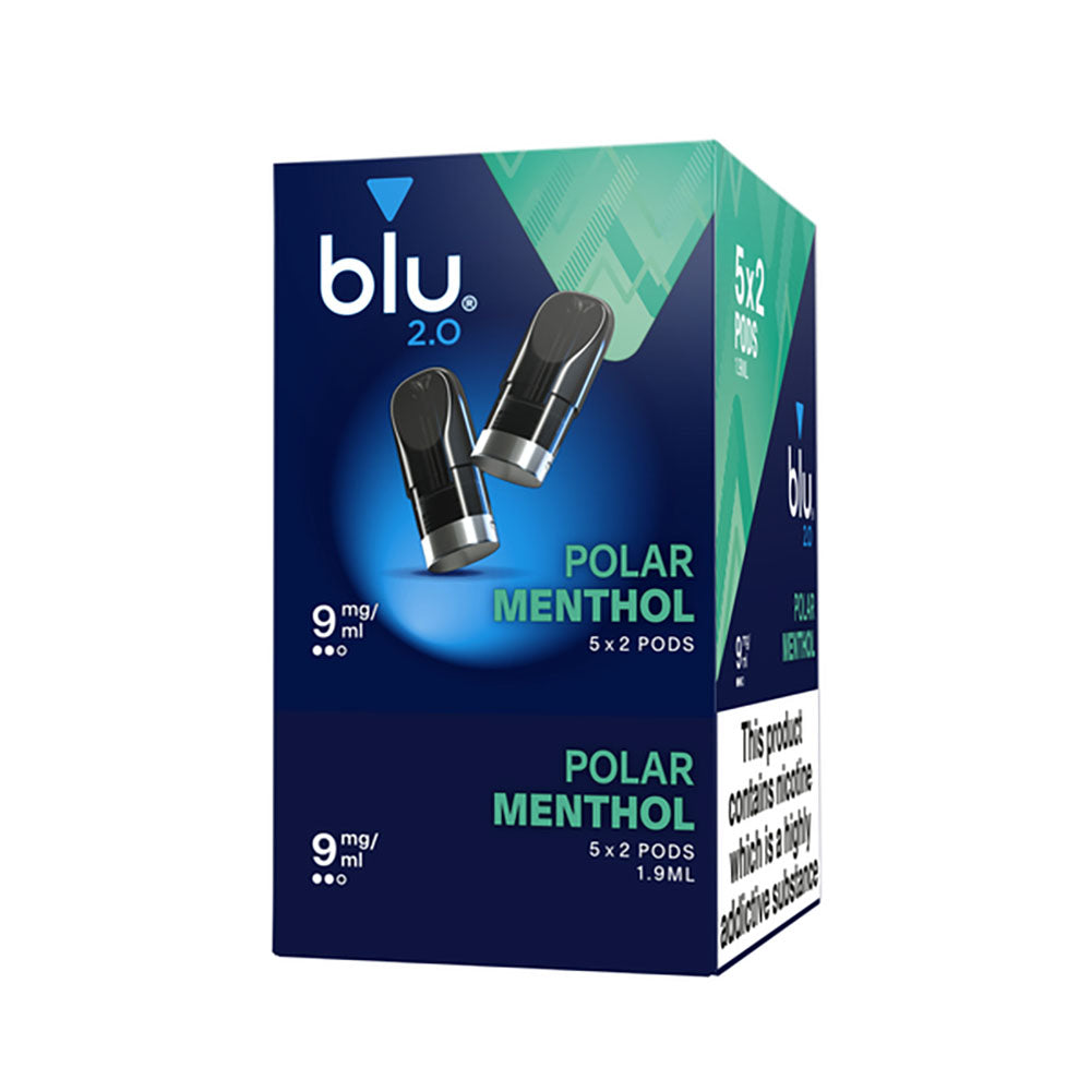 Blu Blu 2.0 Polar Menthol E Liquid Pods - 5 Boxes