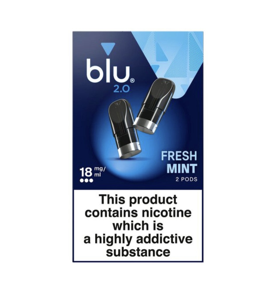 Blu Blu 2.0 Fresh Mint E Liquid Pods - 2 Pack
