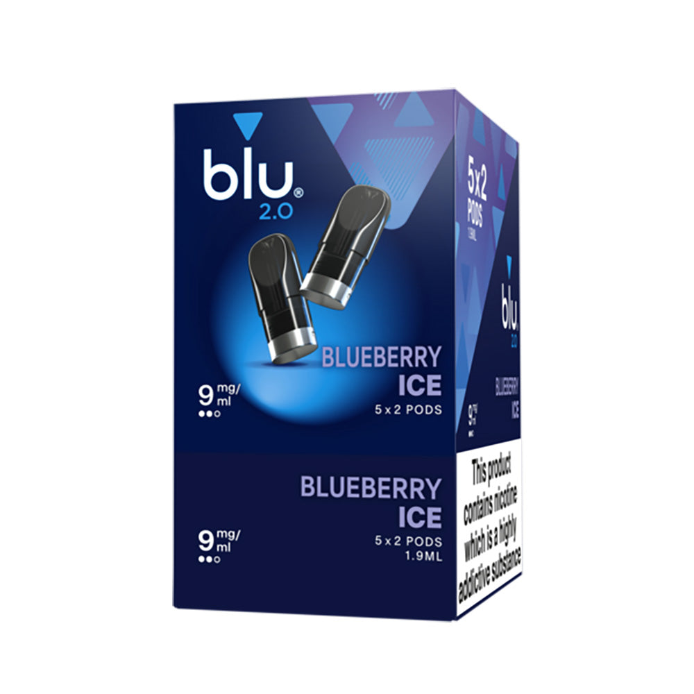Vaporizers Direct Blu 2.0 Blueberry Ice E Liquid Pods - 5 Boxes