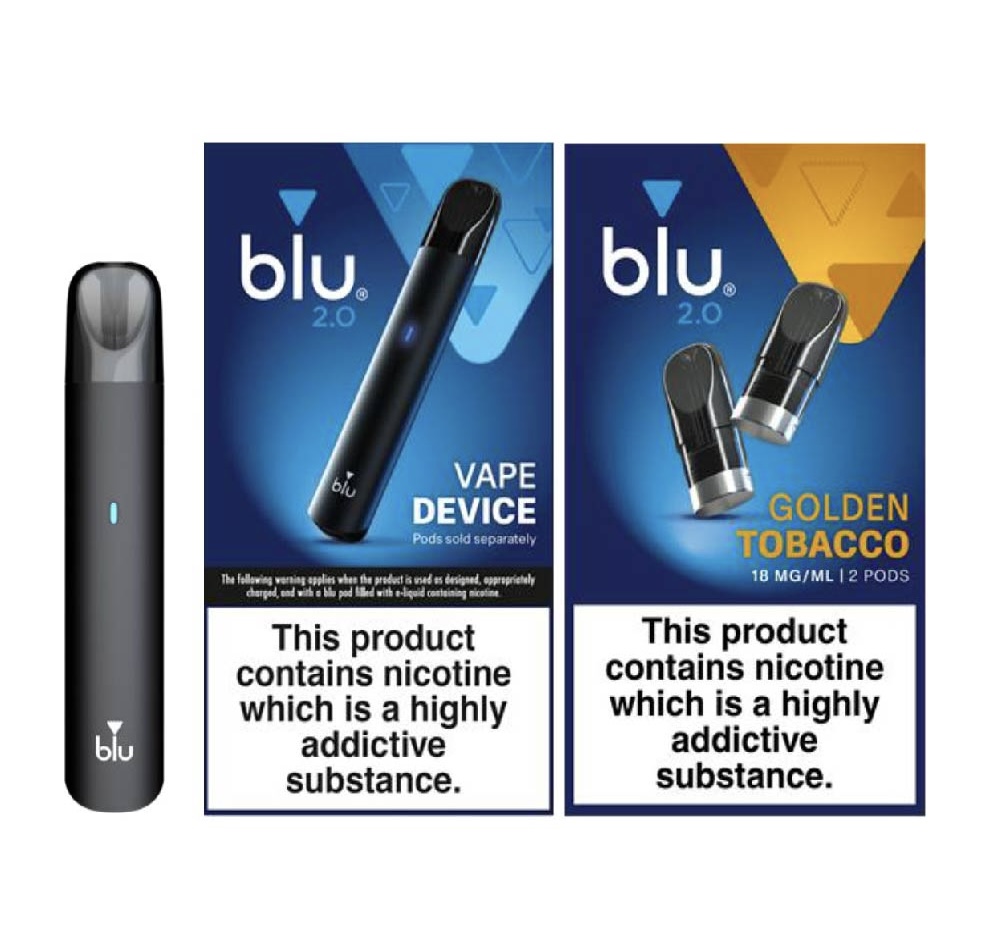 Blu Blu 2.0 Golden Tobacco Starter Bundle